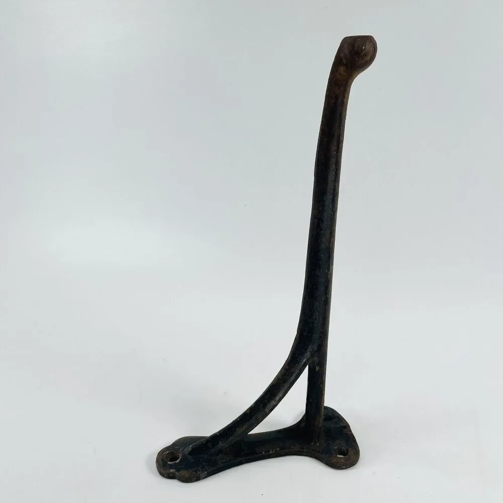 Rustic Cast Iron Tack Hook Wall Mount Equestrian Stable Barn Hanger VTG 9.25